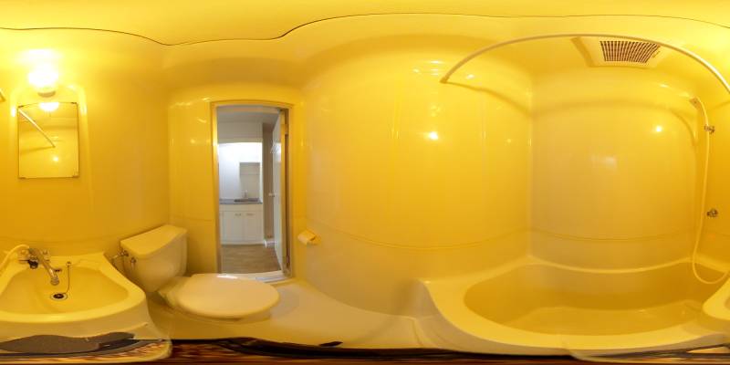 パノラマ画像バスルーム