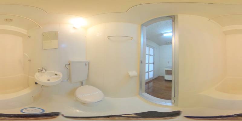 パノラマ画像バスルーム