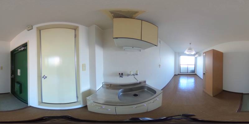 パノラマ画像キッチン