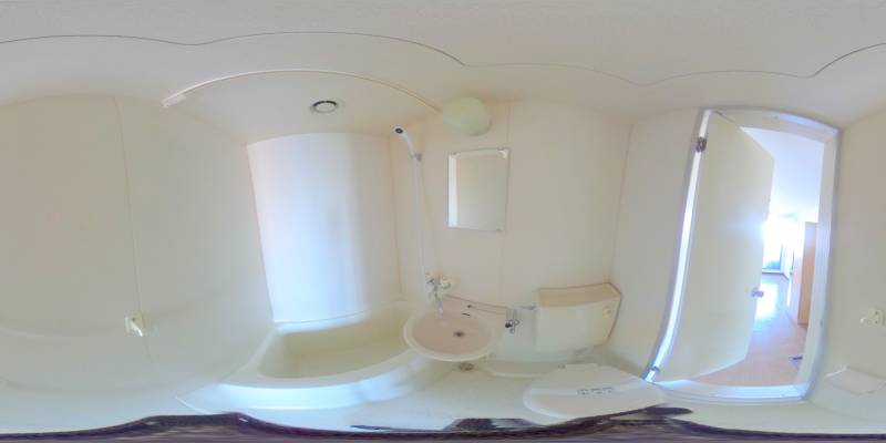パノラマ画像バスルーム