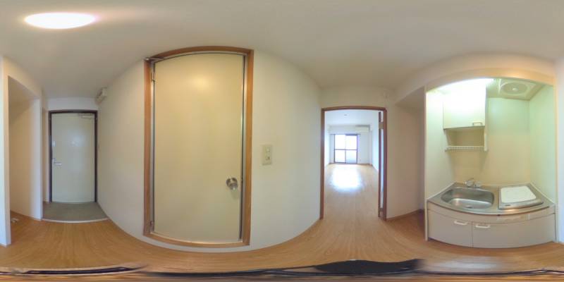 パノラマ画像キッチン