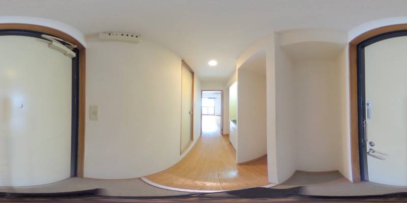 パノラマ画像玄関