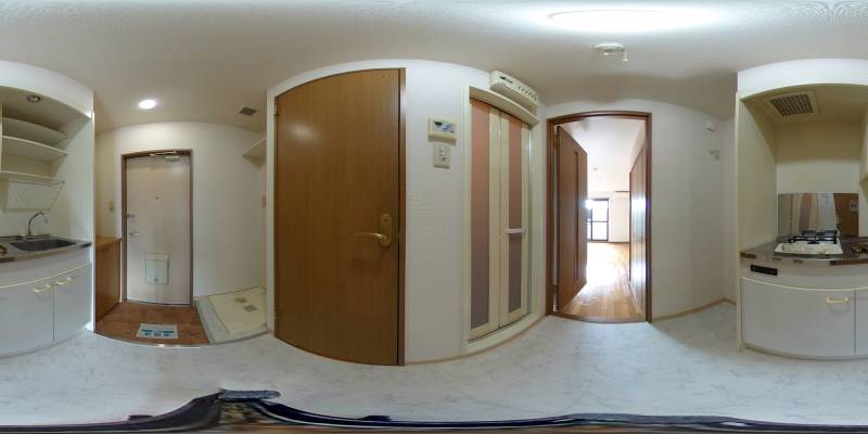 パノラマ画像キッチン