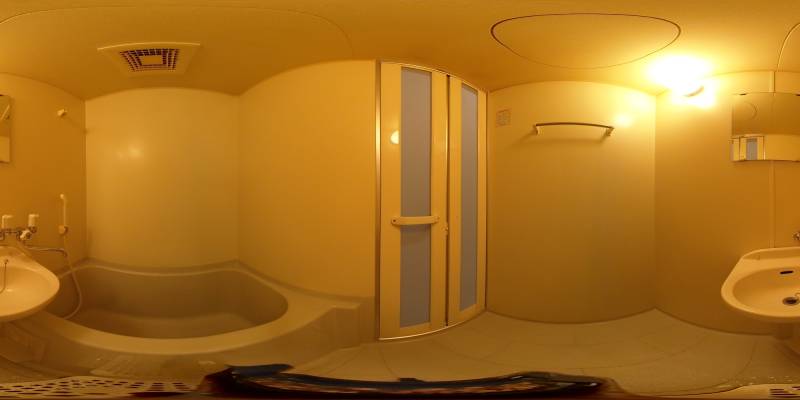 パノラマ画像バスルーム