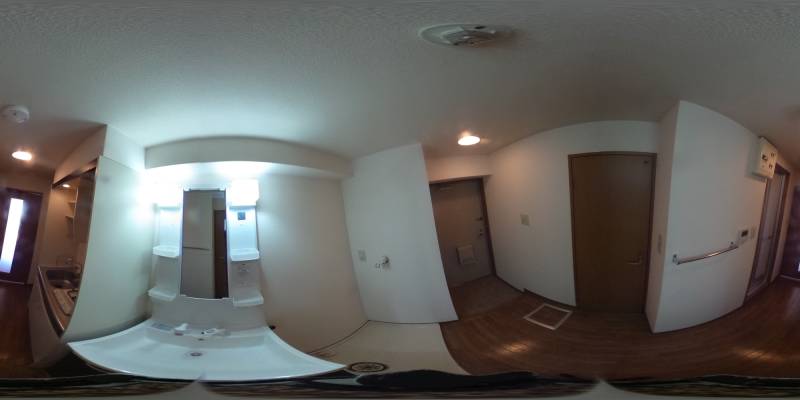 パノラマ画像洗面所