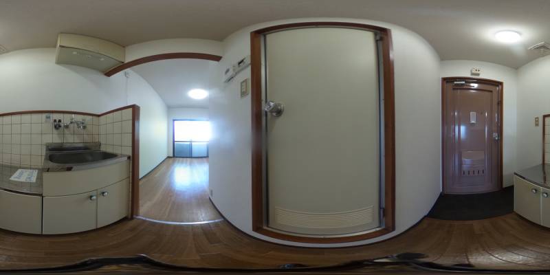 パノラマ画像キッチン