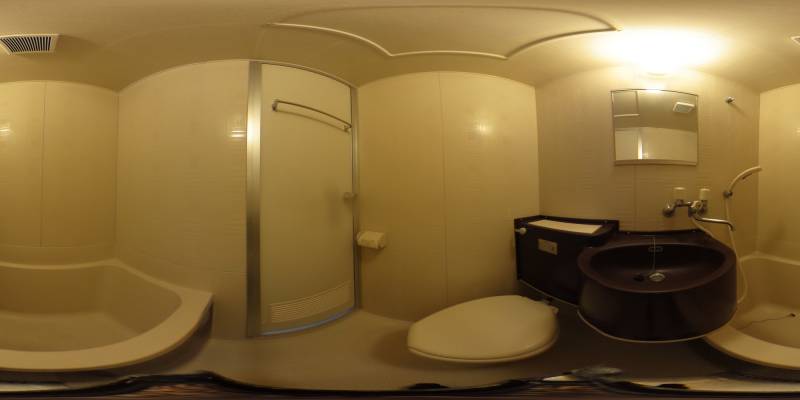 パノラマ画像バスルーム