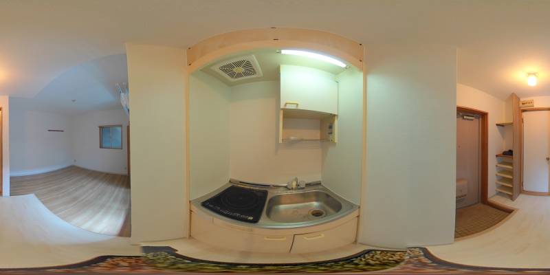 パノラマ画像キッチン