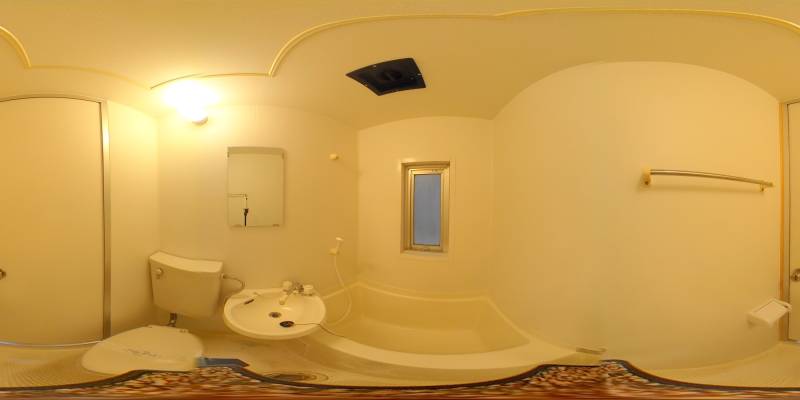 パノラマ画像バスルーム