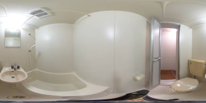 パノラマ画像バスルーム