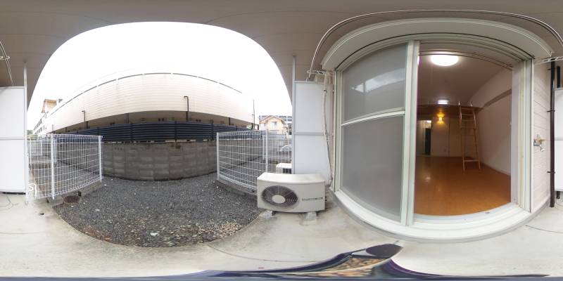 パノラマ画像バルコニー