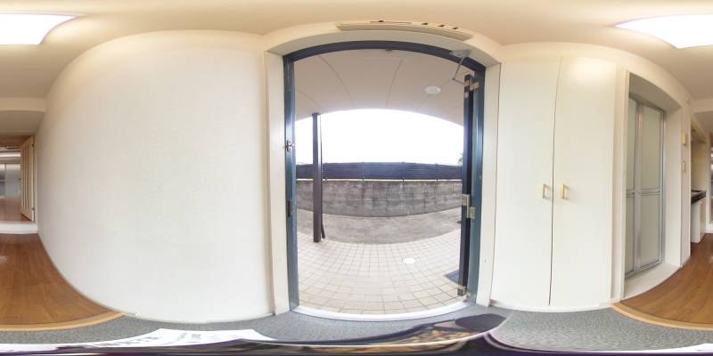 パノラマ画像玄関