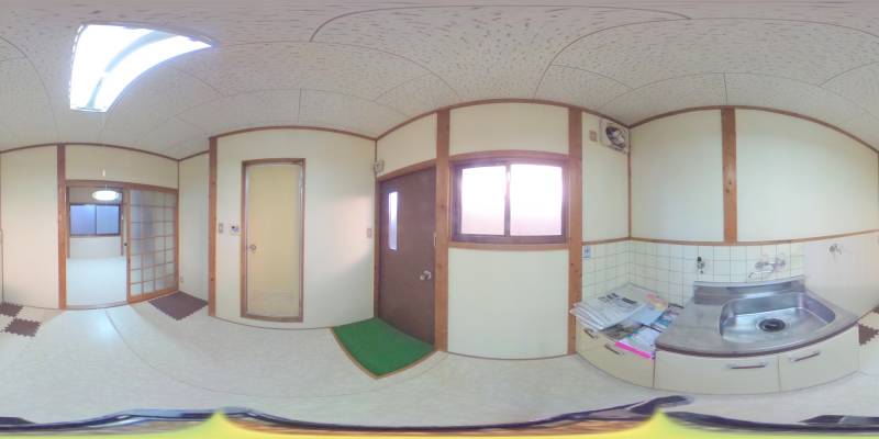 パノラマ画像キッチン