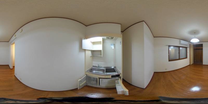 パノラマ画像キッチン