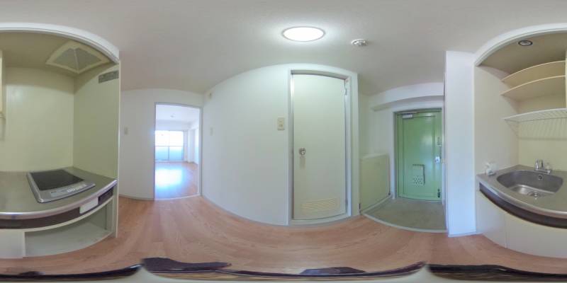 パノラマ画像キッチン