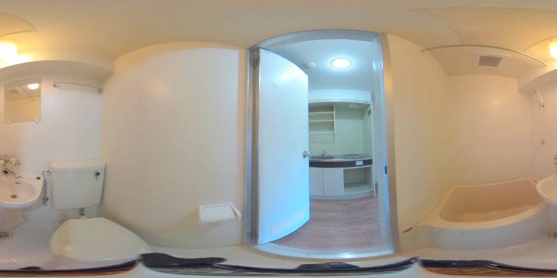 パノラマ画像バスルーム