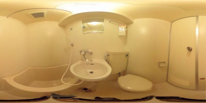 パノラマ画像バスルーム