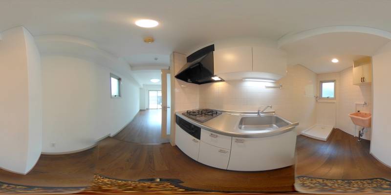 パノラマ画像キッチン