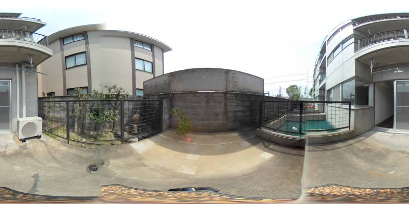 パノラマ画像バルコニー