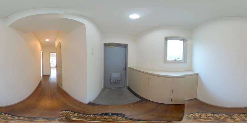 パノラマ画像玄関