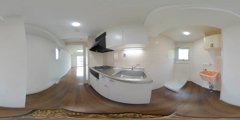 パノラマ画像キッチン