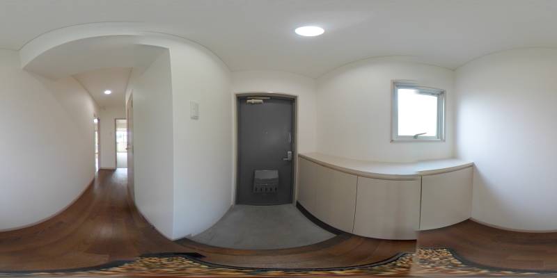 パノラマ画像玄関