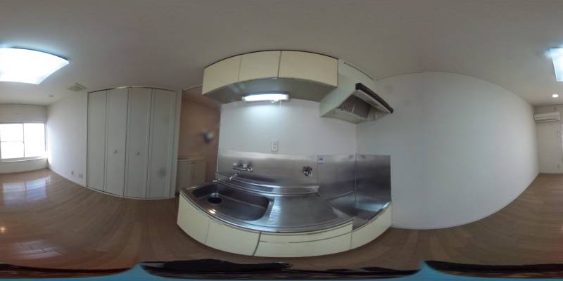 パノラマ画像キッチン