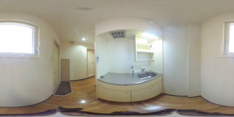 パノラマ画像キッチン