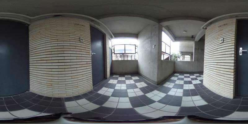 パノラマ画像玄関