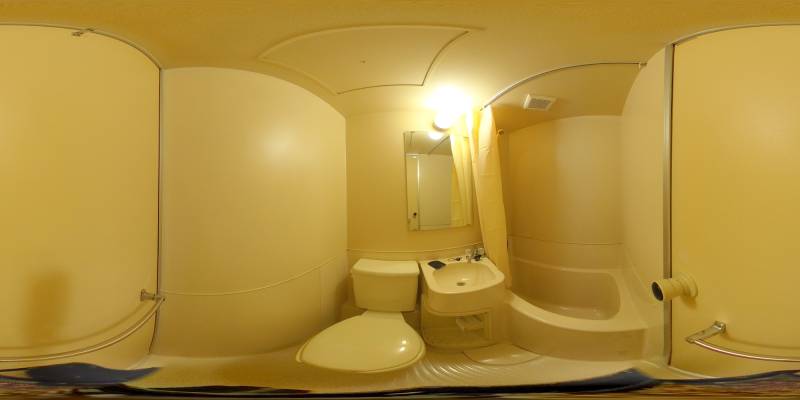 パノラマ画像バスルーム