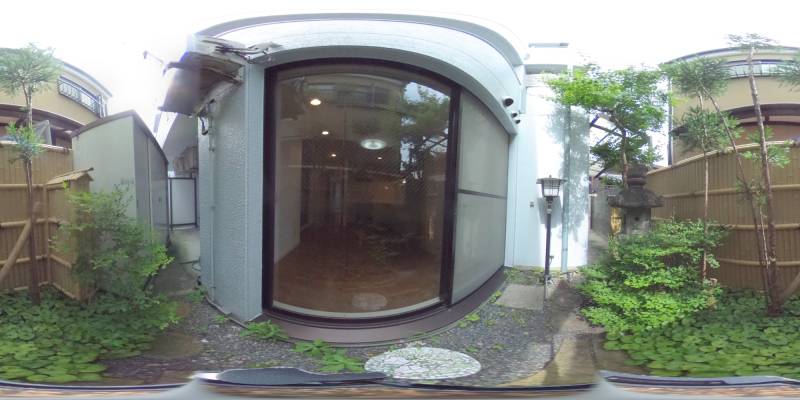 パノラマ画像庭