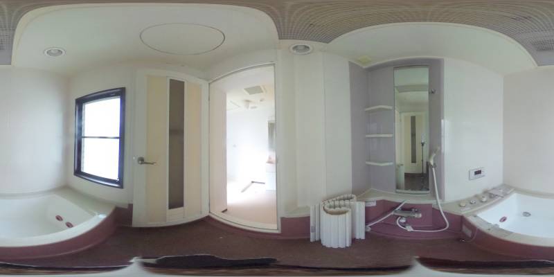 パノラマ画像バスルーム