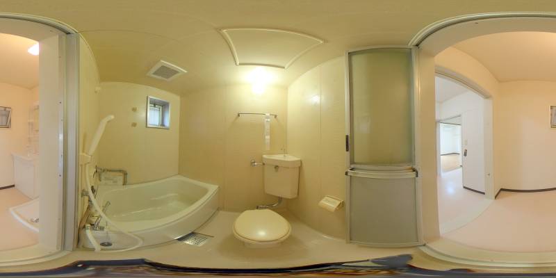 パノラマ画像バスルーム