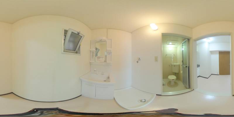 パノラマ画像洗面所