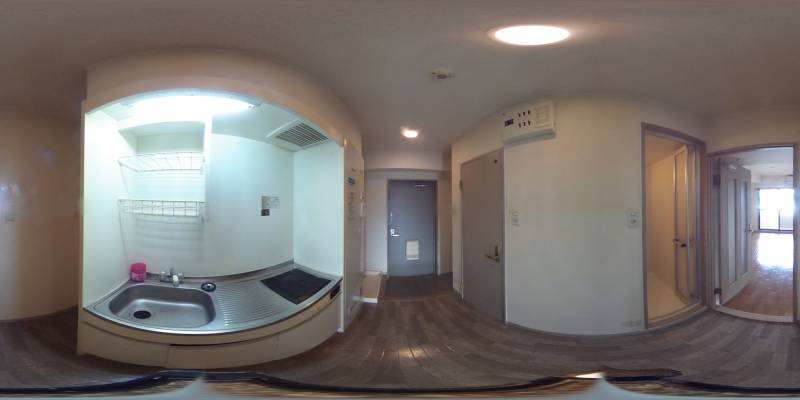 パノラマ画像キッチン