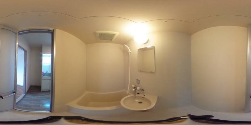 パノラマ画像バスルーム
