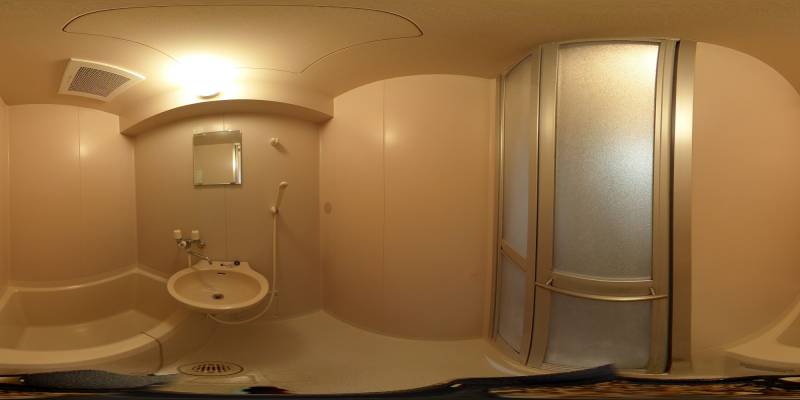 パノラマ画像バスルーム