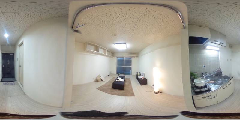 パノラマ画像キッチン