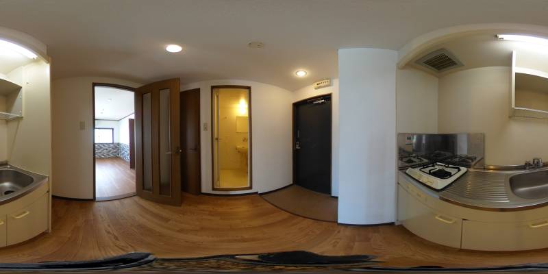 パノラマ画像キッチン