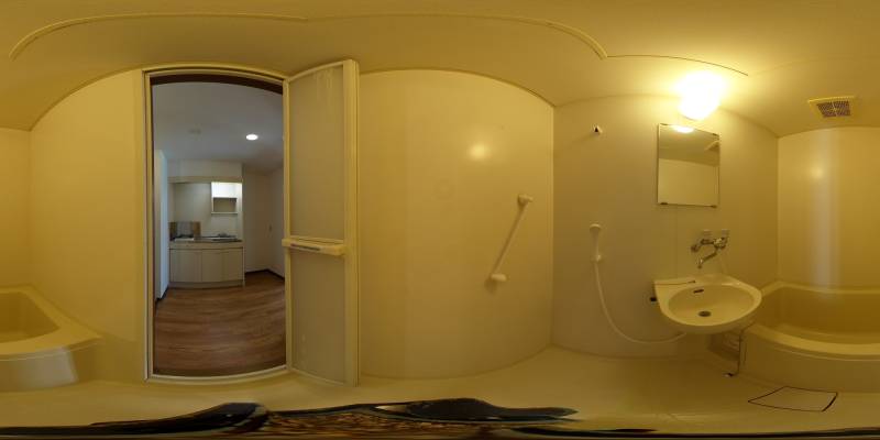 パノラマ画像バスルーム