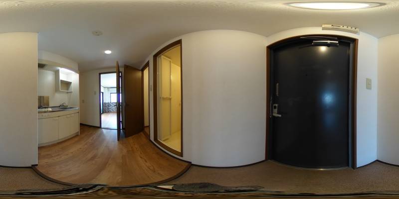 パノラマ画像玄関