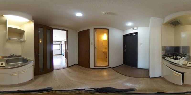 パノラマ画像キッチン