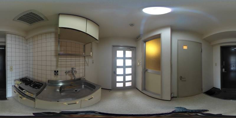 パノラマ画像キッチン