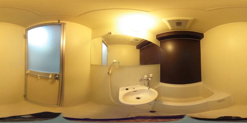 パノラマ画像バスルーム