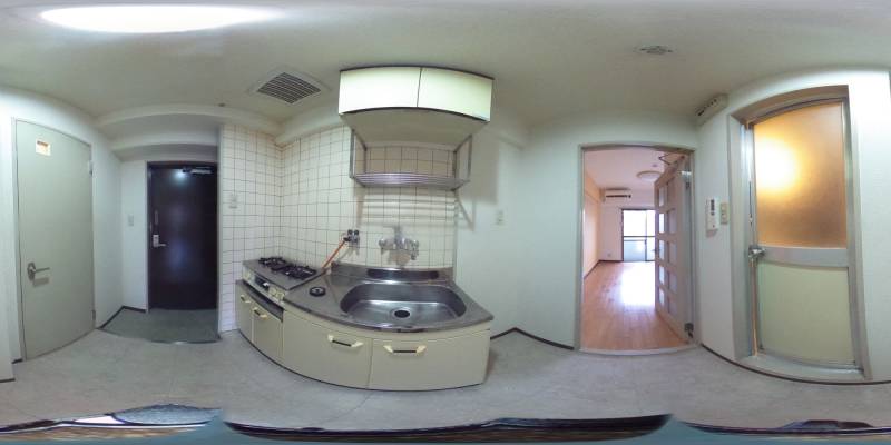 パノラマ画像キッチン