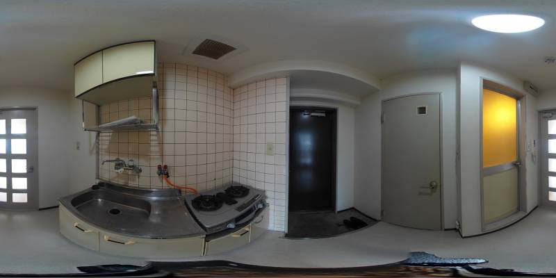 パノラマ画像キッチン