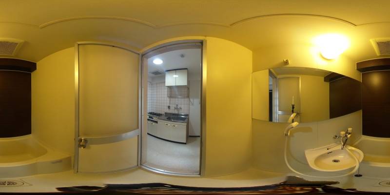 パノラマ画像バスルーム