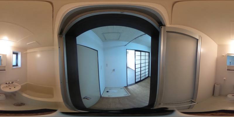 パノラマ画像バスルーム