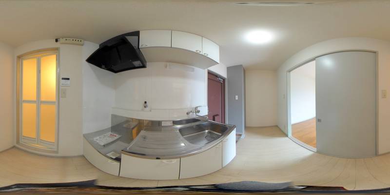 パノラマ画像キッチン