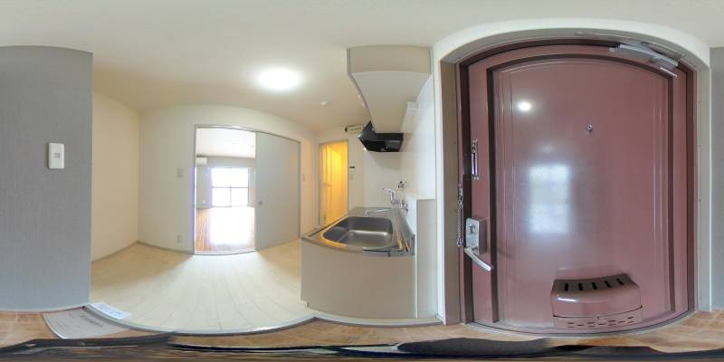 パノラマ画像玄関